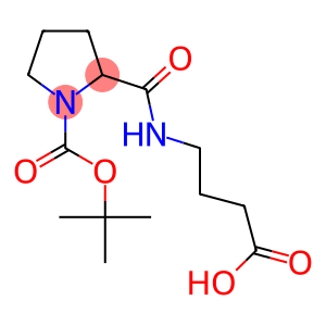 4-([[1-(TERT-BUTOXYCARBONYL)PYRROLIDIN-2-YL]CARBONYL]AMINO)BUTANOIC ACID