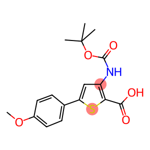 3-TERT-BUTOXYCARBONYLAMINO-5-(4-METHOXYPHENYL)THIOPHENE-2-CARBOXYLIC ACID