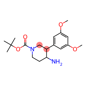 TERT-BUTYL 4-AMINO-3-(3,5-DIMETHOXYPHENYL)PIPERIDINE-1-CARBOXYLATE