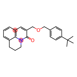 6-[(4-TERT-BUTYLBENZYLOXY)METHYL]-2,3-DIHYDRO-(1H,5H)-BENZO[IJ]QUINOLIZIN-5-ONE