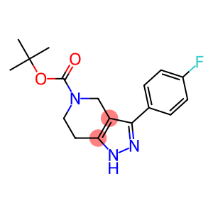 TERT-BUTYL 3-(4-FLUOROPHENYL)-6,7-DIHYDRO-1H-PYRAZOLO[4,3-C]PYRIDINE-5(4H)-CARBOXYLATE