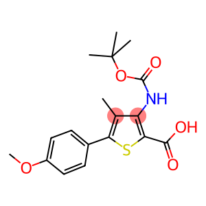 3-TERT-BUTOXYCARBONYLAMINO-5-(4-METHOXYPHENYL)-4-METHYLTHIOPHENE-2-CARBOXYLIC ACID