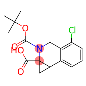 2-(TERT-BUTOXYCARBONYL)-4-CHLORO-1A,2,3,7B-TETRAHYDRO-1H-CYCLOPROPA[C]ISOQUINOLINE-1A-CARBOXYLIC ACID