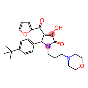 5-(4-TERT-BUTYLPHENYL)-4-(FURAN-2-CARBONYL)-3-HYDROXY-1-(3-MORPHOLINOPROPYL)-1H-PYRROL-2(5H)-ONE