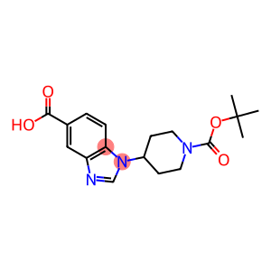 1-(1-(TERT-BUTOXYCARBONYL)PIPERIDIN-4-YL)-1H-BENZO[D]IMIDAZOLE-5-CARBOXYLIC ACID