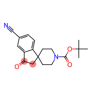 TERT-BUTYL 5-CYANO-3-OXO-2,3-DIHYDROSPIRO[INDENE-1,4'-PIPERIDINE]-1'-CARBOXYLATE