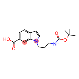 1-[3-[(TERT-BUTOXYCARBONYL)AMINO]PROPYL]-1H-INDOLE-6-CARBOXYLIC ACID