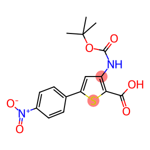 3-TERT-BUTOXYCARBONYLAMINO-5-(4-NITROPHENYL)THIOPHENE-2-CARBOXYLIC ACID