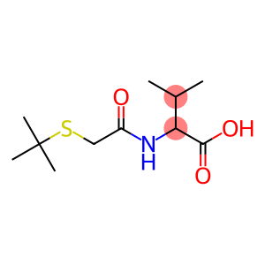 2-[2-(tert-butylsulfanyl)acetamido]-3-methylbutanoic acid