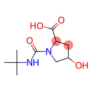 1-(tert-butylcarbamoyl)-4-hydroxypyrrolidine-2-carboxylic acid