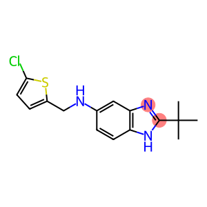 2-tert-butyl-N-[(5-chlorothiophen-2-yl)methyl]-1H-1,3-benzodiazol-5-amine