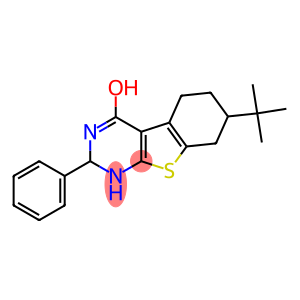 7-TERT-BUTYL-2-PHENYL-1,2,5,6,7,8-HEXAHYDRO[1]BENZOTHIENO[2,3-D]PYRIMIDIN-4-OL