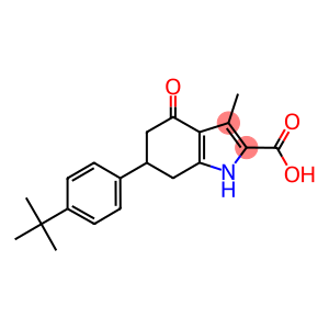 6-(4-TERT-BUTYL-PHENYL)-3-METHYL-4-OXO-4,5,6,7-TETRAHYDRO-1H-INDOLE-2-CARBOXYLIC ACID