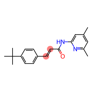 3-(4-tert-butylphenyl)-N-(4,6-dimethyl-2-pyridinyl)acrylamide