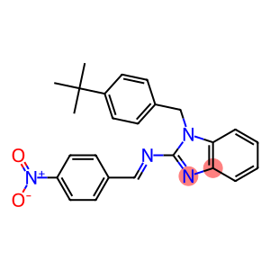 1-(4-tert-butylbenzyl)-2-({4-nitrobenzylidene}amino)-1H-benzimidazole