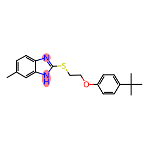 4-tert-butylphenyl 2-[(6-methyl-1H-benzimidazol-2-yl)sulfanyl]ethyl ether