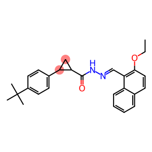 2-(4-tert-butylphenyl)-N'-[(2-ethoxy-1-naphthyl)methylene]cyclopropanecarbohydrazide