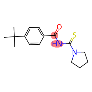 4-tert-butyl-N-(1-pyrrolidinylcarbothioyl)benzamide