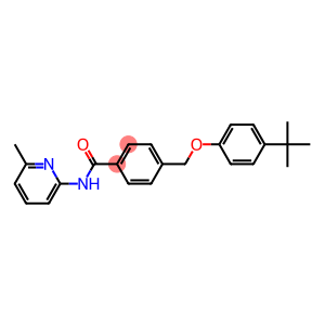 4-[(4-tert-butylphenoxy)methyl]-N-(6-methyl-2-pyridinyl)benzamide