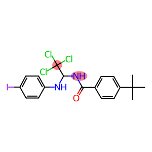 4-tert-butyl-N-[2,2,2-trichloro-1-(4-iodoanilino)ethyl]benzamide