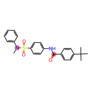 4-tert-butyl-N-{4-[(methylanilino)sulfonyl]phenyl}benzamide