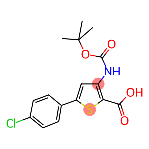 3-TERT-BUTOXYCARBONYLAMINO-5-(4-CHLOROPHENYL)THIOPHENE-2-CARBOXYLIC ACID