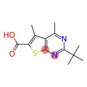 2-TERT-BUTYL-4,5-DIMETHYLTHIENO[2,3-D]PYRIMIDINE-6-CARBOXYLIC ACID