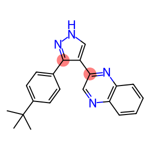 2-[3-(4-TERT-BUTYLPHENYL)-1H-PYRAZOL-4-YL]QUINOXALINE