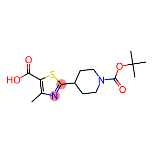 2-[1-(tert-butoxycarbonyl)-4-piperidinyl]-4-methyl-1,3-thiazole-5-carboxylic acid