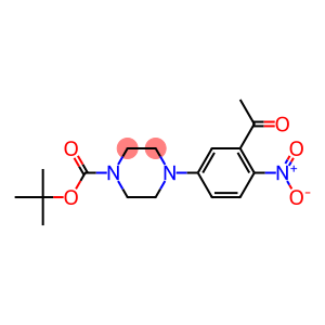 tert-butyl 4-(3-acetyl-4-nitrophenyl)piperazine-1-carboxylate