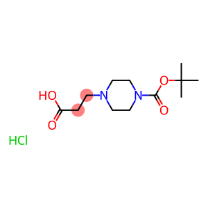 3-(1-TERT-BUTOXYCARBONYLPIPERAZIN-4-YL)PROPIONIC ACID HYDROCHLORIDE