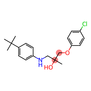 1-[4-(tert-butyl)anilino]-3-(4-chlorophenoxy)-2-methyl-2-propanol
