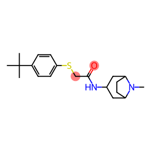 2-{[4-(tert-butyl)phenyl]thio}-N-(8-methyl-8-azabicyclo[3.2.1]oct-3-yl)acetamide