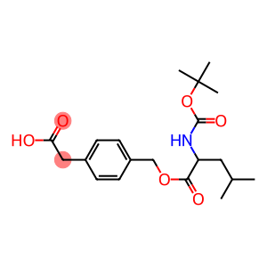 2-{4-[({2-[(tert-butoxycarbonyl)amino]-4-methylpentanoyl}oxy)methyl]phenyl}acetic acid