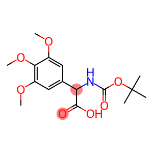 [(tert-butoxycarbonyl)amino](3,4,5-trimethoxyphenyl)acetic acid