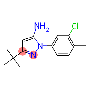 3-TERT-BUTYL-1-(3-CHLORO-4-METHYLPHENYL)-1H-PYRAZOL-5-AMINE