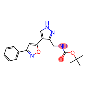 tert-butyl {[4-(3-phenylisoxazol-5-yl)-1H-pyrazol-3-yl]methyl}carbamate