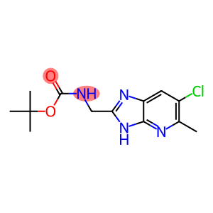 tert-butyl [(6-chloro-5-methyl-3H-imidazo[4,5-b]pyridin-2-yl)methyl]carbamate