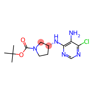 tert-butyl (3R)-3-[(5-amino-6-chloropyrimidin-4-yl)amino]pyrrolidine-1-carboxylate