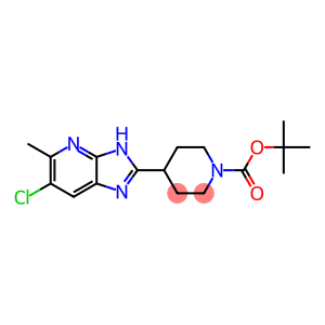 tert-butyl 4-(6- chloro -5-methyl-3H-imidazo[4,5-b]pyridin-2-yl)piperidine-1-carboxylate