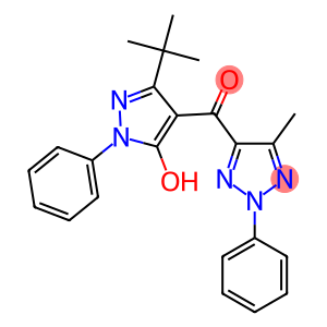 [3-(tert-butyl)-5-hydroxy-1-phenyl-1H-pyrazol-4-yl](5-methyl-2-phenyl-2H-1,2,3-triazol-4-yl)methanone