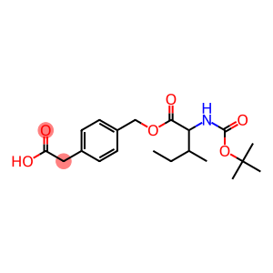 2-{4-[({2-[(tert-butoxycarbonyl)amino]-3-methylpentanoyl}oxy)methyl]phenyl} acetic acid