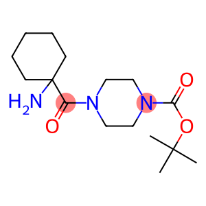 tert-butyl 4-[(1-aminocyclohexyl)carbonyl]piperazine-1-carboxylate