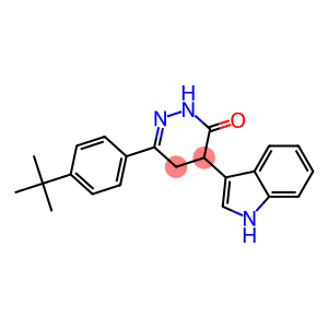 6-[4-(tert-butyl)phenyl]-4-(1H-indol-3-yl)-4,5-dihydro-3(2H)-pyridazinone