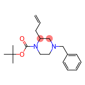 tert-butyl 2-allyl-4-benzylpiperazine-1-carboxylate