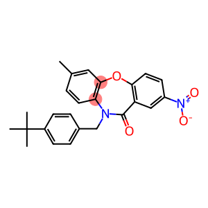 10-[4-(tert-butyl)benzyl]-7-methyl-2-nitrodibenzo[b,f][1,4]oxazepin-11(10H)-one