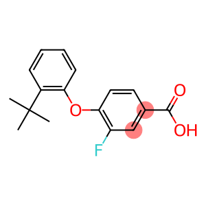 4-(2-tert-butylphenoxy)-3-fluorobenzoic acid