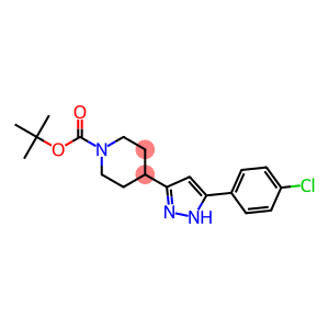 tert-butyl 4-[5-(4-chlorophenyl)-1H-pyrazol-3-yl]tetrahydro-1(2H)-pyridinecarboxylate