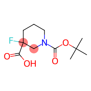 1-(tert-butoxycarbonyl)-3-fluoropiperidine-3-carboxylic acid