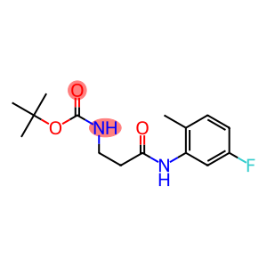 tert-butyl 3-[(5-fluoro-2-methylphenyl)amino]-3-oxopropylcarbamate